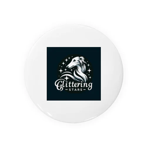 Glittering Stars Tin Badge