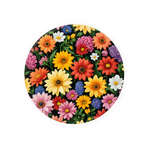 いちめんの花々 Tin Badge