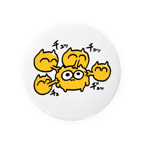 チュチュチュヂュうんたねこ Tin Badge