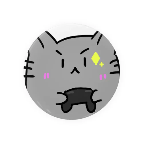 ゲーミングアニ猫 Tin Badge