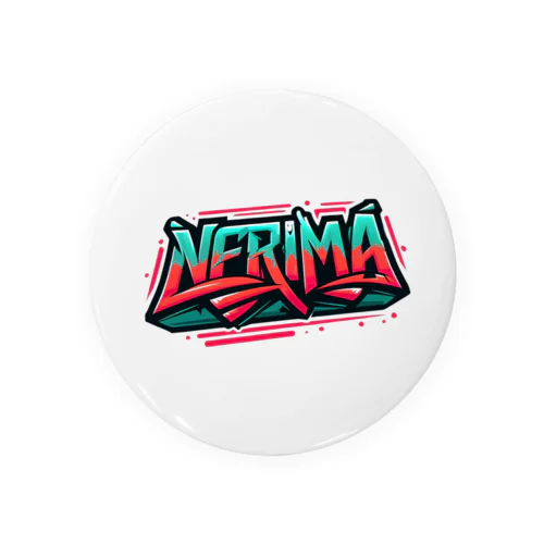 HipHopのグラフィティのロゴ「NERIMA(練馬)」 Tin Badge