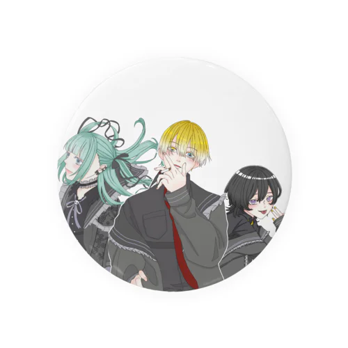 檻組！(3人集合ver) Tin Badge