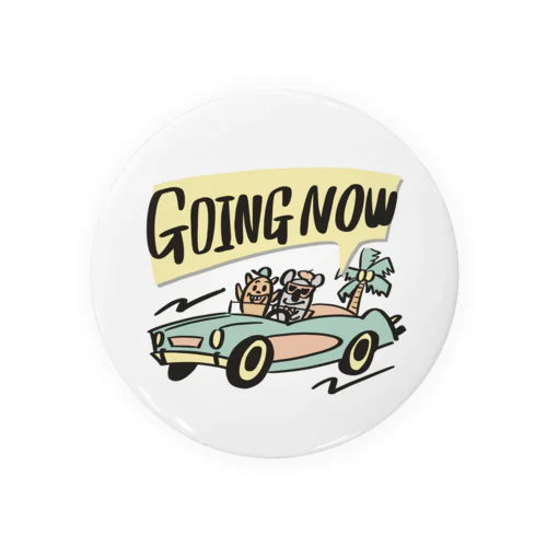 GOING NOW by ハムくんとコアラせんぱい Tin Badge