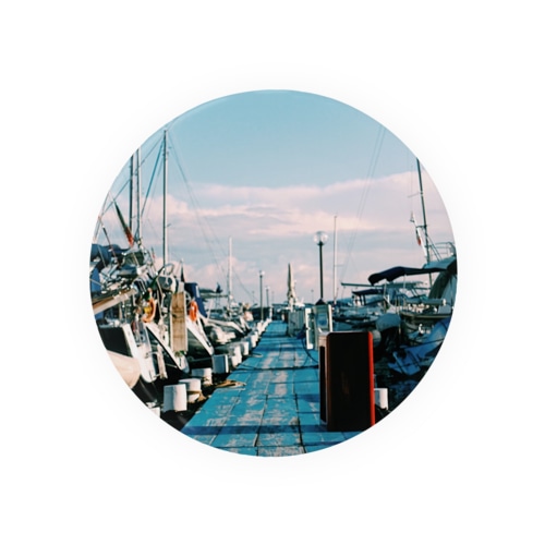 Bayside in Naples. Tin Badge