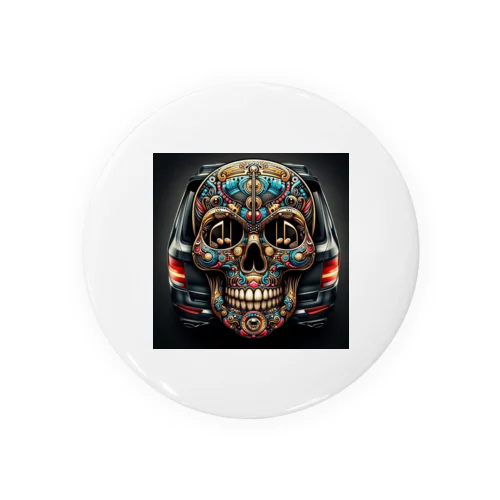 SKULL016 Tin Badge