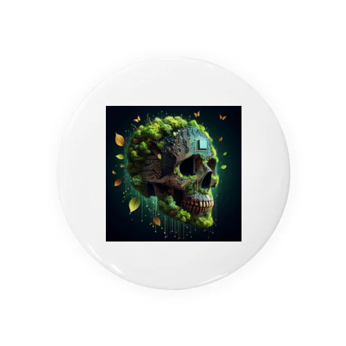 SKULL031 Tin Badge