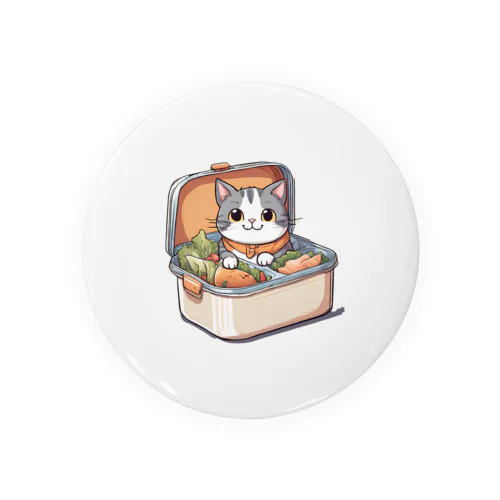 キャットランチボックス Tin Badge