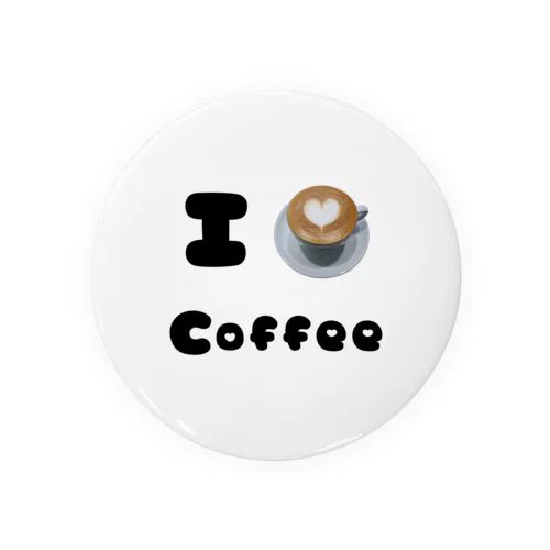 I♡coffee Tin Badge