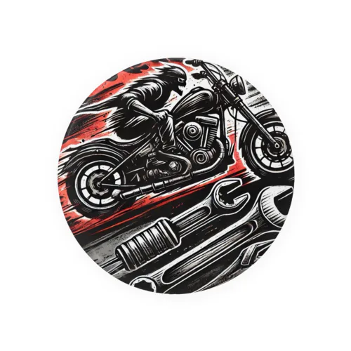 ワイルドライダー・メカニック ロゴ Tin Badge