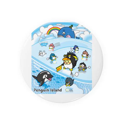 Penguin Island / ペンギンアイランド Tin Badge