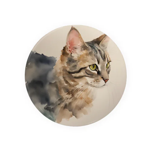 横向き猫 Tin Badge