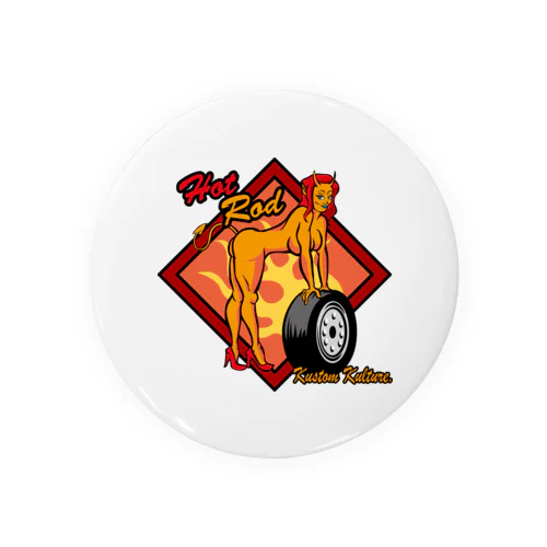 HOT ROD Tin Badge