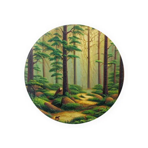 森の中で創作活動 Tin Badge