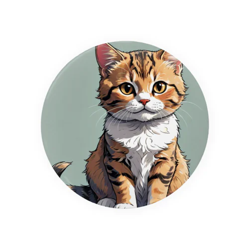 お座り子猫 Tin Badge