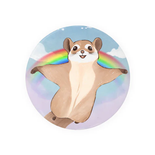 空飛ぶモモンガちゃん Tin Badge