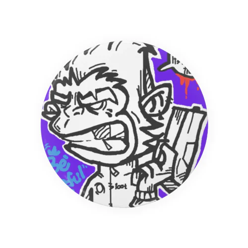 モンキー Tin Badge