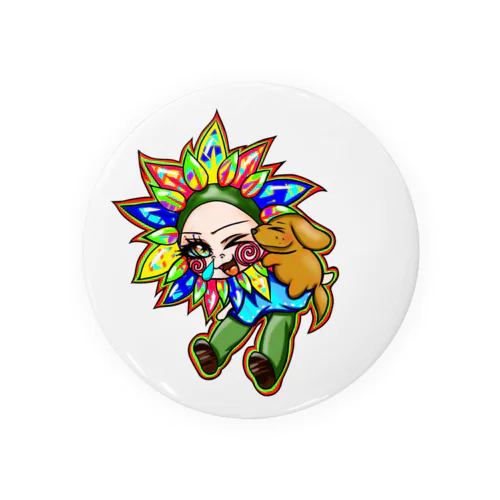 🌻ひまわり兄さん🌻 Tin Badge