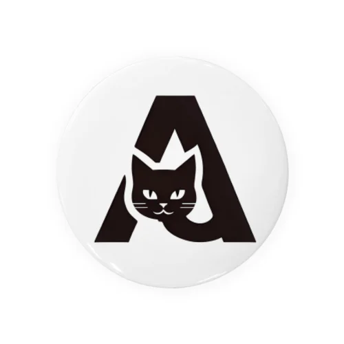 猫文字（A) Tin Badge