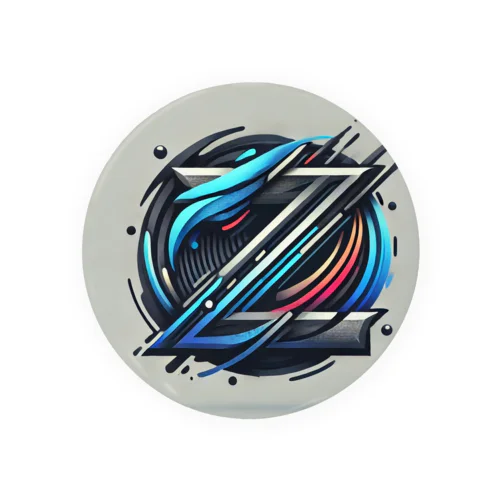 Z1の未来的アートロゴ Tin Badge