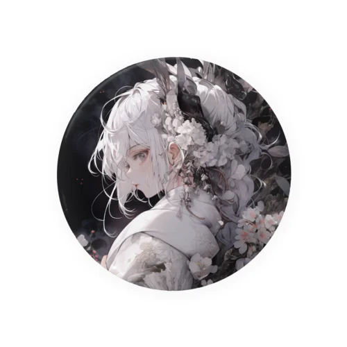 月夜の花 Tin Badge