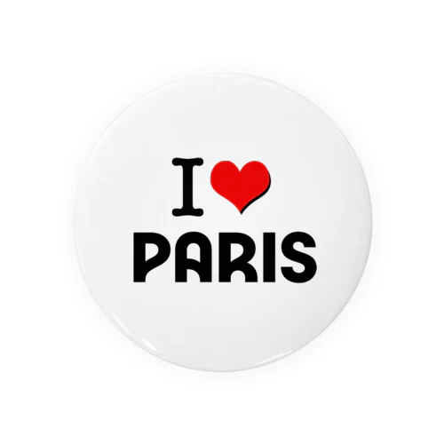 I LOVE　PARIS　PARIS2024　パリ 缶バッジ