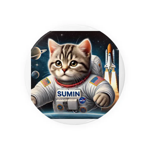 スペースCat Tin Badge