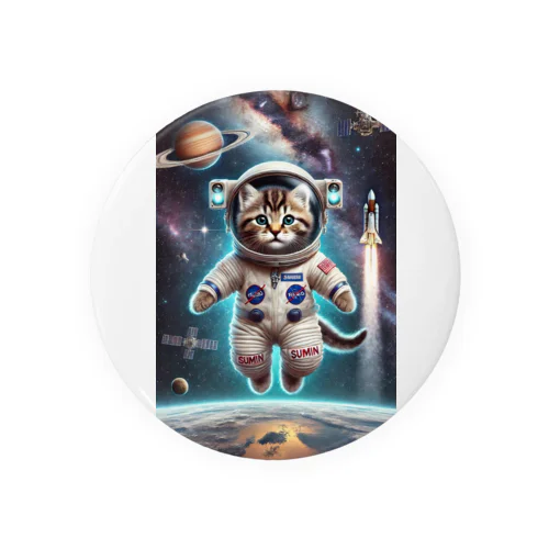 スペースCat Tin Badge