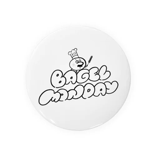ベーグルマンデイグッズ Tin Badge