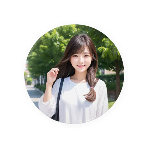 美女の休日 Tin Badge