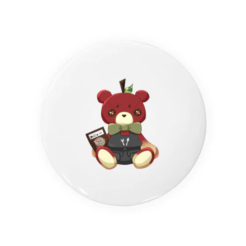 おいしくいただクマ～看板クマさん～ Tin Badge