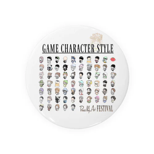 ゲームキャラ風PMAフェス記念品 Tin Badge