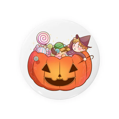 ガールズハロウィン Tin Badge