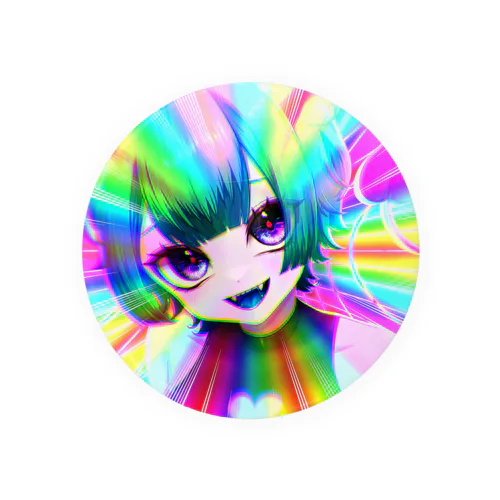 にじいろいえぴ Tin Badge