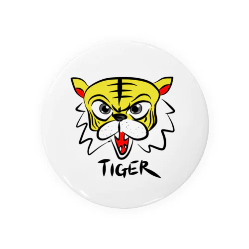 Tiger Tin Badge