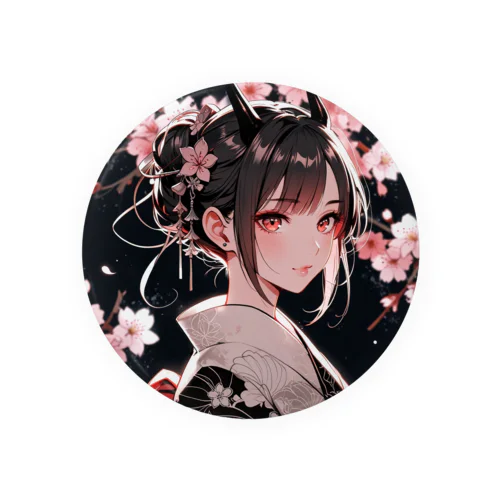 美鬼人と舞桜と月夜【弐】 Tin Badge