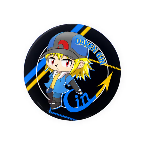 駄犬ギン_それっぽい缶バッジ001 Tin Badge