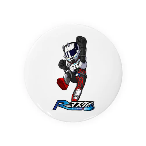 レイドマスク（デフォルメ）+ロゴ Tin Badge