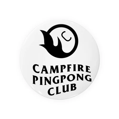 CAMPFIRE PINGPONG CLUB Tin Badge