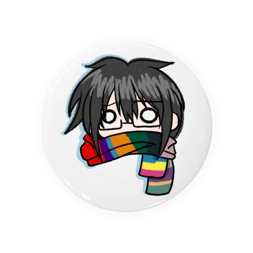 もちもち：寒さに震えるめぐくん Tin Badge
