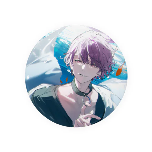 なんかじゃない？_illustration by 二色こぺ Tin Badge