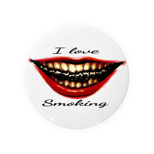 smoker Tin Badge