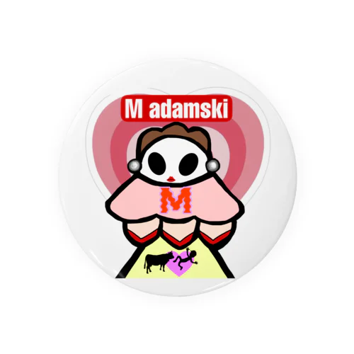 M adamski Tin Badge