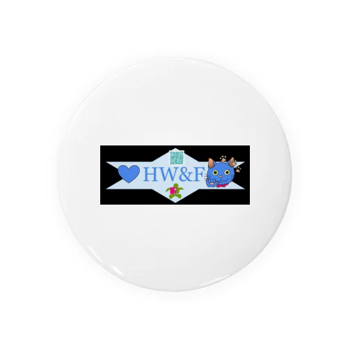 HW&Fの謎QRコード付きデザイン Tin Badge