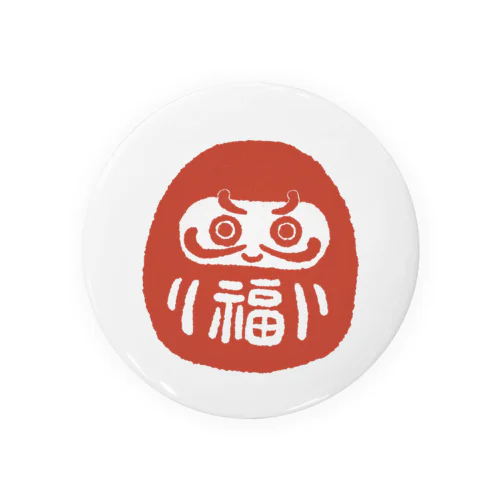 すでに勝ってるダルマ Tin Badge
