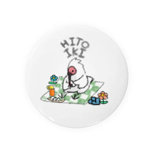 佐渡のゆるいトキとHITOIKI Tin Badge