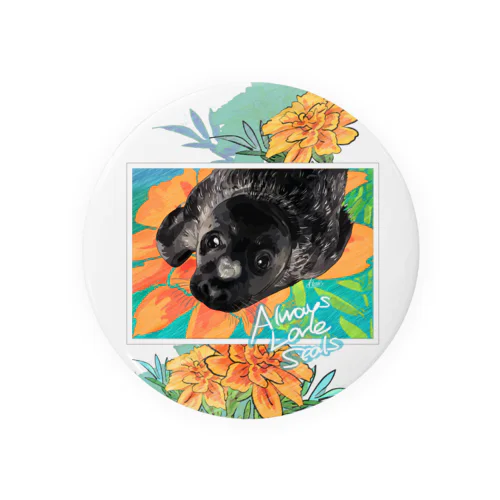 Always Love Seals Tin Badge