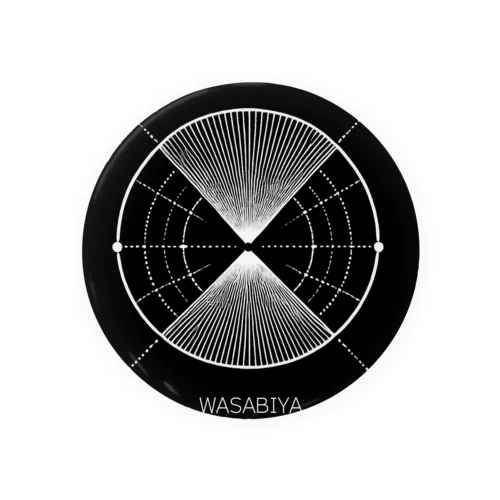 「Ｅ＝ｍｃ²」×WASABIYA Tin Badge