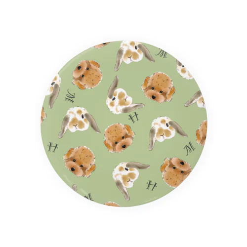 ひまちゃんもずちゃん Tin Badge
