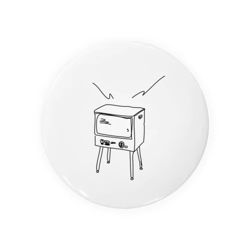 テレビ Tin Badge