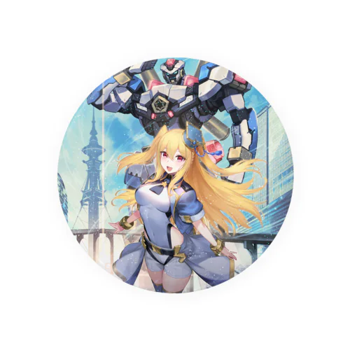 愛永星ミア_illustration by 中村エイト Tin Badge